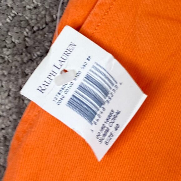 Vintage Polo Ralph Lauren Prospect Shorts Men's 40 Orange Cotton Classic Chino - Picture 8 of 15